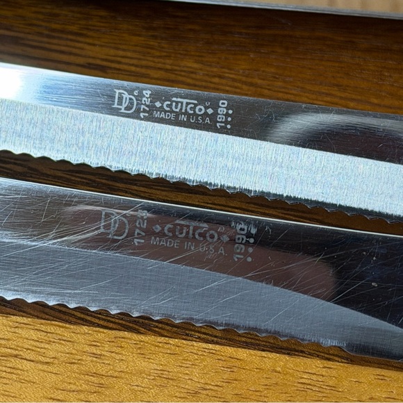 Cutco Knife set from 1989-90, 1721 1722 1723 1724 1725 & 1729 plus Island Block - Picture 6 of 17